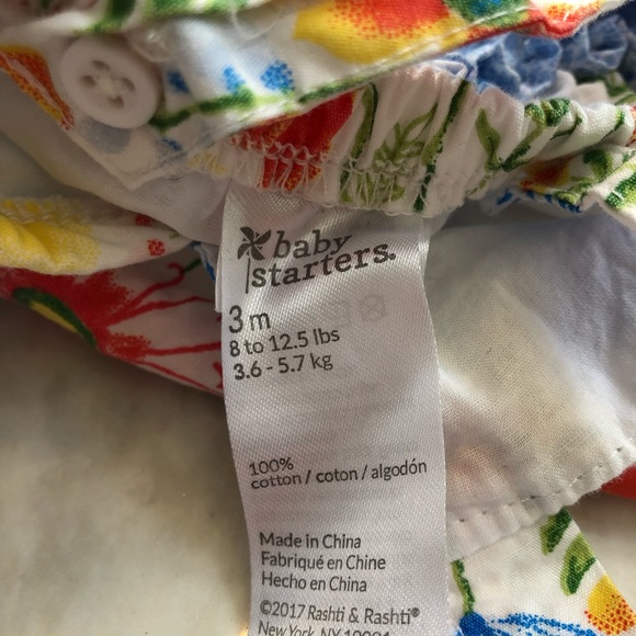 Ruffled Romper onesie, NWOT - Picture 3 of 3